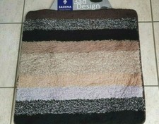 Badematte Badteppich Badvorleger NEU SADENA EDEL waschbar saugfähig WC 60 x60 cm