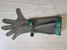 Euroflex Kettenhandschuh XS lang Stechschutz grün 
