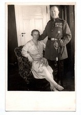 Foto Ak Offzier Ordensspange Säbel Portepee Veteran Abzeichen