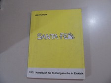 Hyundai Santa Fe 2.0L 2.4L 2.7L   2001 Schaltpläne Werkstatthandbuch