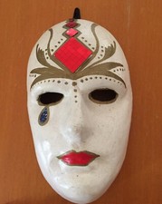 Wandmaske aus Pappmache` aus