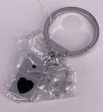 Vintage CHRISTIAN DIOR Schlüsselanhänger, Rhodiniert (S 5557)