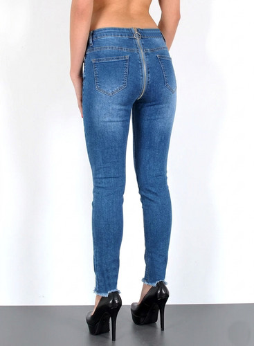 Jeans mit reißverschluss - mit,