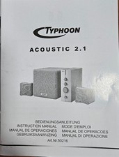 PC Lautsprecher-Aktiv-System Typhoon Acoustic 2.1