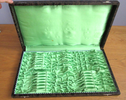 Vintage antikes besteckkasten - vintage,