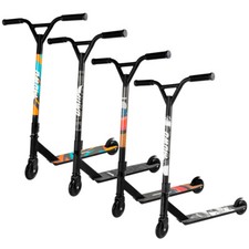 MUWO "Halfpipe" Kickscooter Roller Stunt Scooter schwarz orange rot grau neu