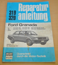 Ford Granada L GL Ghia 1,7 2,0 2,3 2,8 V4 OHC V6 MKII Reparaturanleitung B319