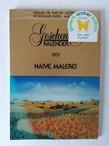 Kalender 1984 postkarten naive - postkarten,