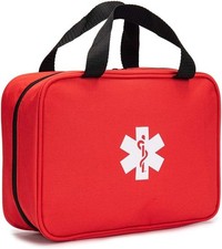 Rote Erste-Hilfe-Tasche Leer