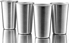 4 Pack Stainless Steel Cups