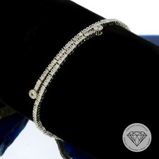 Wert: 1.600,- Armband 585 weiß Gold 14k 14 Kt 16,5 cm XXYY