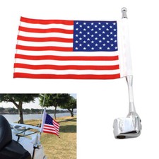 Motorrad US Fahnenstange