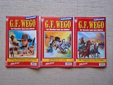 Groschenromane, G. F. Wego  Nr. 8, 17, 19, Kelter Verlag, Western 
