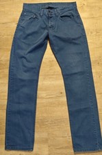 Qs by S.Oliver Jeans W30 L32 blau Modell Pete Straight Fit Knopfleiste guter...
