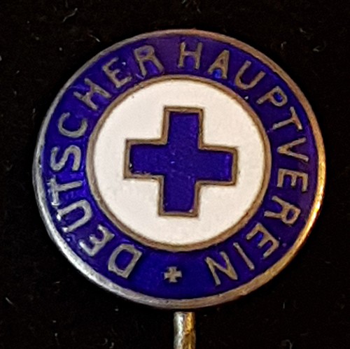Pin blue cross german main - german,