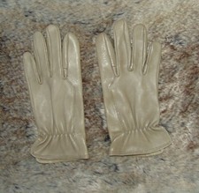 Reithandschuhe REIT - Handschuhe Voll Leder Marke Döbert Gr. 6 beige ecru sand