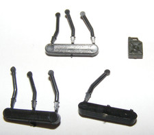 DDR Berlinplast ua HO Plastik Modellauto Teile LKW Peilstangen G5 Benzinkanister