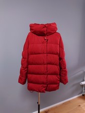 Damen Daunenmantel Rot Mango