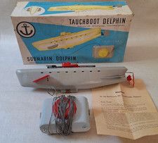 DDR Anker Tauchboot Delphin Ankerspielzeug mit Elektroantrieb