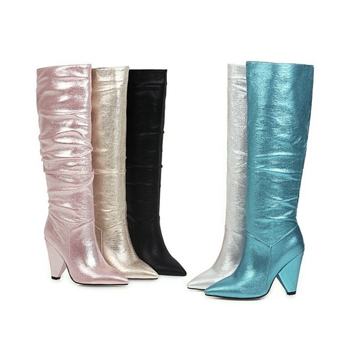 Damen spitz blockabsatz - spitz,