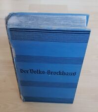 Der Volks-Brockhaus, A-Z, 3. verbesserte Auflage von 1934, RARITÄT