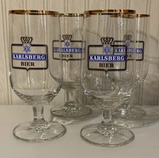 Set of 4 Rare Karlsberg Bier