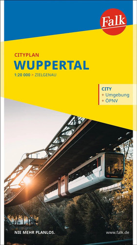 Falk cityplan wuppertal - falk,
