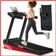 Klappbares Laufband mit Steigung | 15% Dämpfung | 3,0-PS-Motor