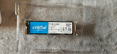 Crucial 500gb pcie - p1, nvme