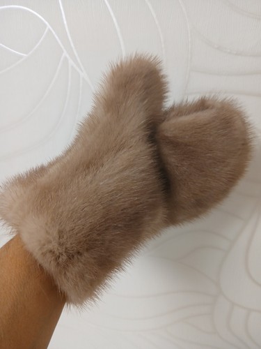 Pelz massage handschuh - pelz,