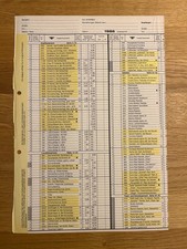 FEISTEL Feuerwerk Preisliste 1986 Ordersatz Silvester A3 Göllheim Pyro Rar