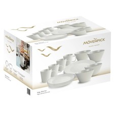 Kombiservice Dinner Set 16-tlg. Geschirr Set Montreux Weiß Mövenpick - Neu