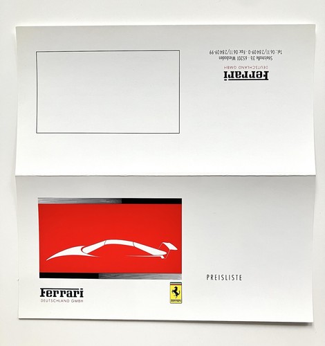 Ferrari deutschland preisliste - deutschland,