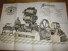 L. Schmelzer, Civil-Ingenieur (Magdeburg). Maschinenfabrik Dampfziegelei. Specia
