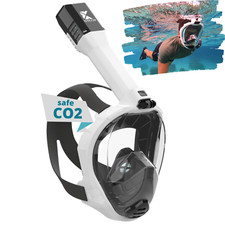 Schnorchelmaske Vollmaske Erwachsene Seaview Pro Khroom Full Face Snorkel Mask