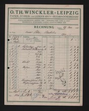 LEIPZIG, Rechnung 1925, O. Th