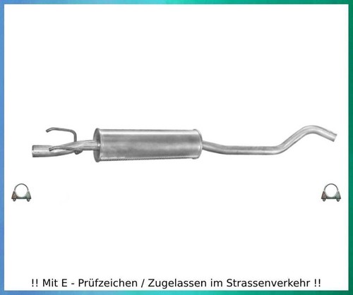 Mittelschalldämpfer für opel - für,