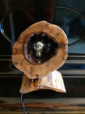 Tischlampe hohler Pflaumenbaum 