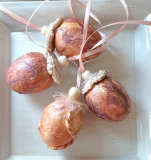 Osterei PappmacheEi  verziert