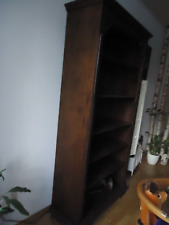 Schrank/Regal dunkelbraun, 6 Ablagen, Höhe 193 cm, ähnlich Kolonialstil,