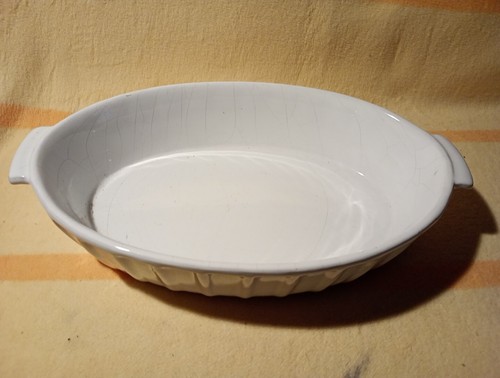 Schöne auflaufform oval weiss - schöne,