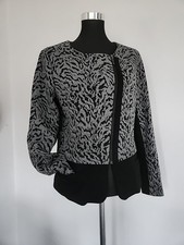 Attraktiver Blazer Von COMMA, Gr. 40, Grau-Schwarz