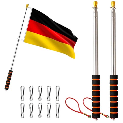 Fahnenmast teleskop 5m - fahnenmast,