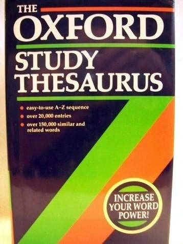 Oxford study thesaurus alan - oxford,