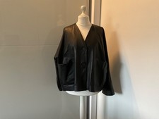 Nook... Echt Lederjacke schwarz,Gr.OS(D44/46/48) neu ohne Etikett
