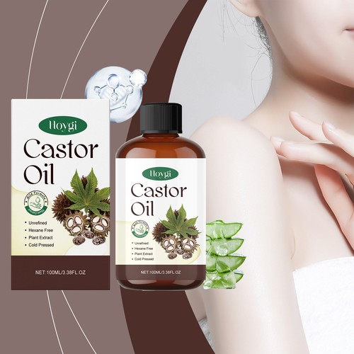 Organic castor oil body skin - oil,