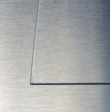 EDELSTAHLBLECH V2A 1,4301 1 mm x 100 mm x 100 mm  240 KORN GESCHLIFFEN BLECH