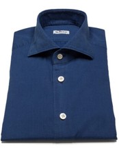 Kiton Hemd in blau aus