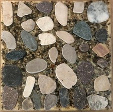 Naturstein Rosone Antik Marmor Fliese Mosaik 30x30cm SR37 Expressversand