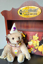 Steiff Teddy CLOWN rosa 029394 Replika 1926/braune Augen/ Mohair/ 16 cm/ NEU